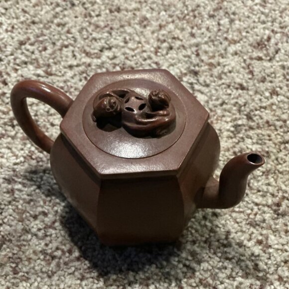 Qing Dynasty Qianlong Make Vintage Teapot - Picture 3 of 4